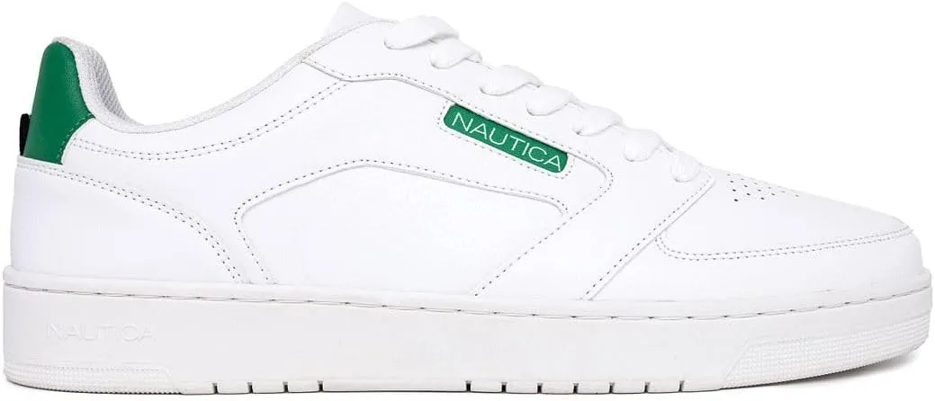 Nautica Men's Casual Lace-Up Sneakers - Classic Low-Top Tennis Fashion Sneakers