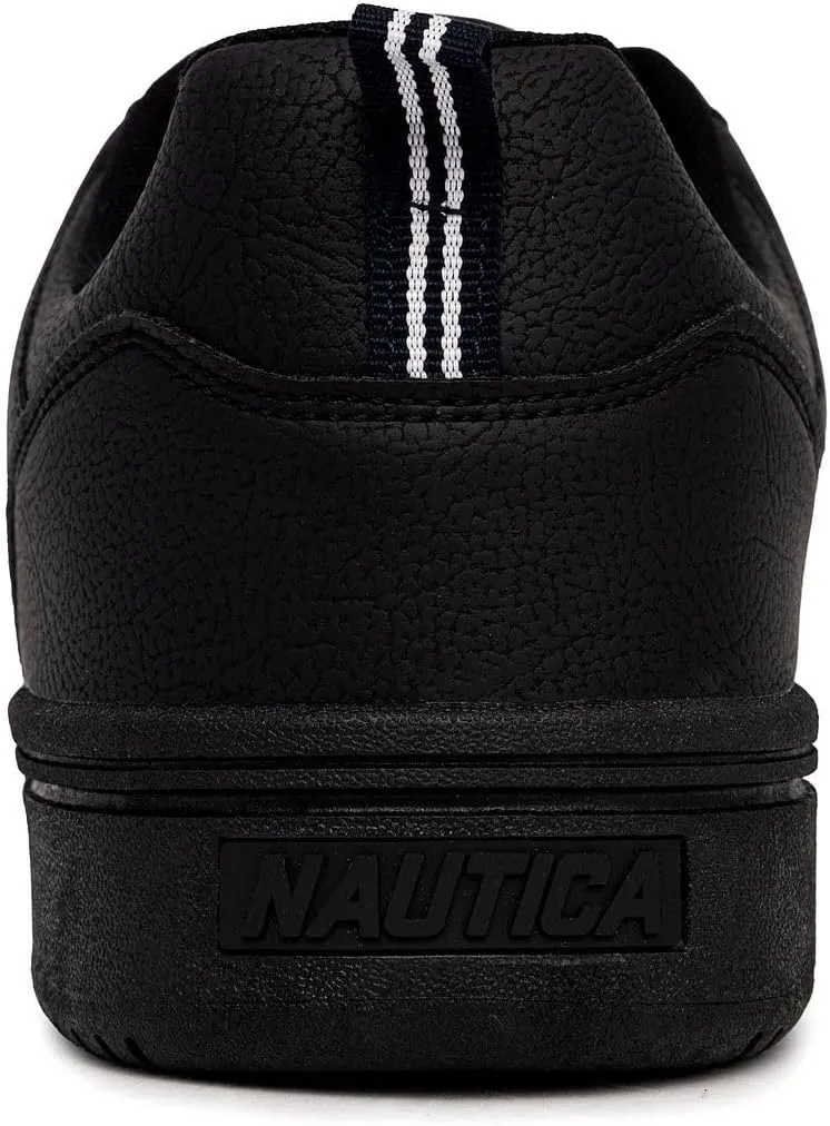 Nautica Men's Classic Low-Top Sneakers – Retro Lace-Up Casual Shoes for Tennis and Basketball-Inspired Style