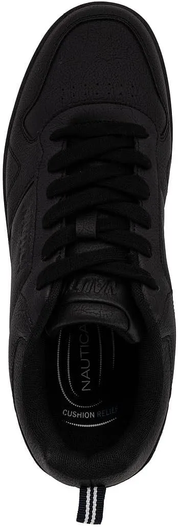 Nautica Men's Classic Low-Top Sneakers – Retro Lace-Up Casual Shoes for Tennis and Basketball-Inspired Style