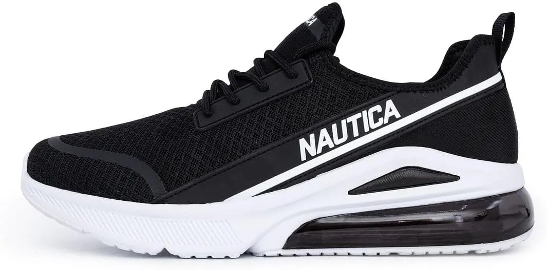 Nautica Men's Sneakers - Air Cushion Lace-Up Running Shoe - Lightweight and Comfortable Athletic Footwear for Everyday Wear and Fitness Training