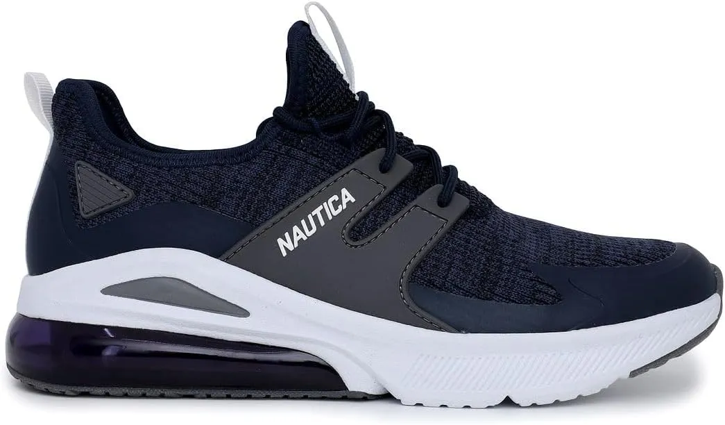 Nautica Men's Sneakers - Air Cushion Lace-Up Running Shoe - Lightweight and Comfortable Athletic Footwear for Everyday Wear and Fitness Training