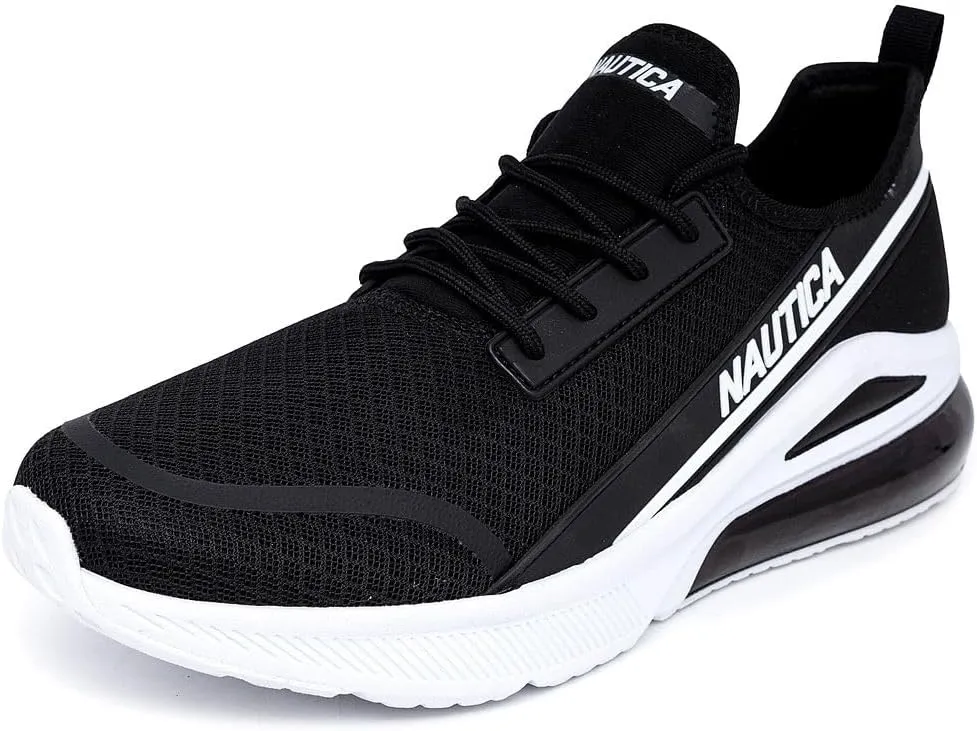 Nautica Men's Sneakers - Air Cushion Lace-Up Running Shoe - Lightweight and Comfortable Athletic Footwear for Everyday Wear and Fitness Training