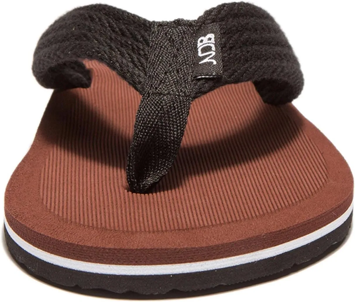 NewDenBer Mens Flip Flops Comfortable Thong Sandals Lightweight Summer Beach Sandals