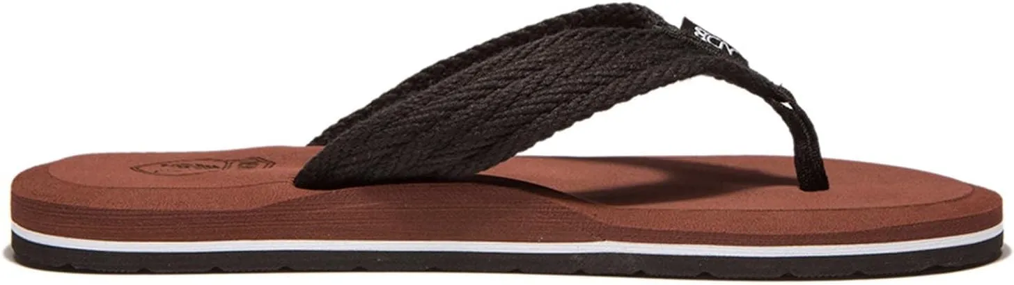 NewDenBer Mens Flip Flops Comfortable Thong Sandals Lightweight Summer Beach Sandals