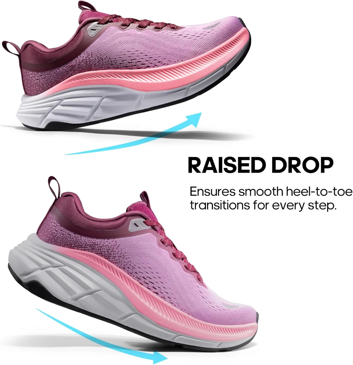 NORTIV 8 Women's Walking Shoes Cushion Comfortable ActiveBreeze Running Tennis Shoes Non-Slip Workout Gym Sports Athletic Breathable Fashion Sneakers