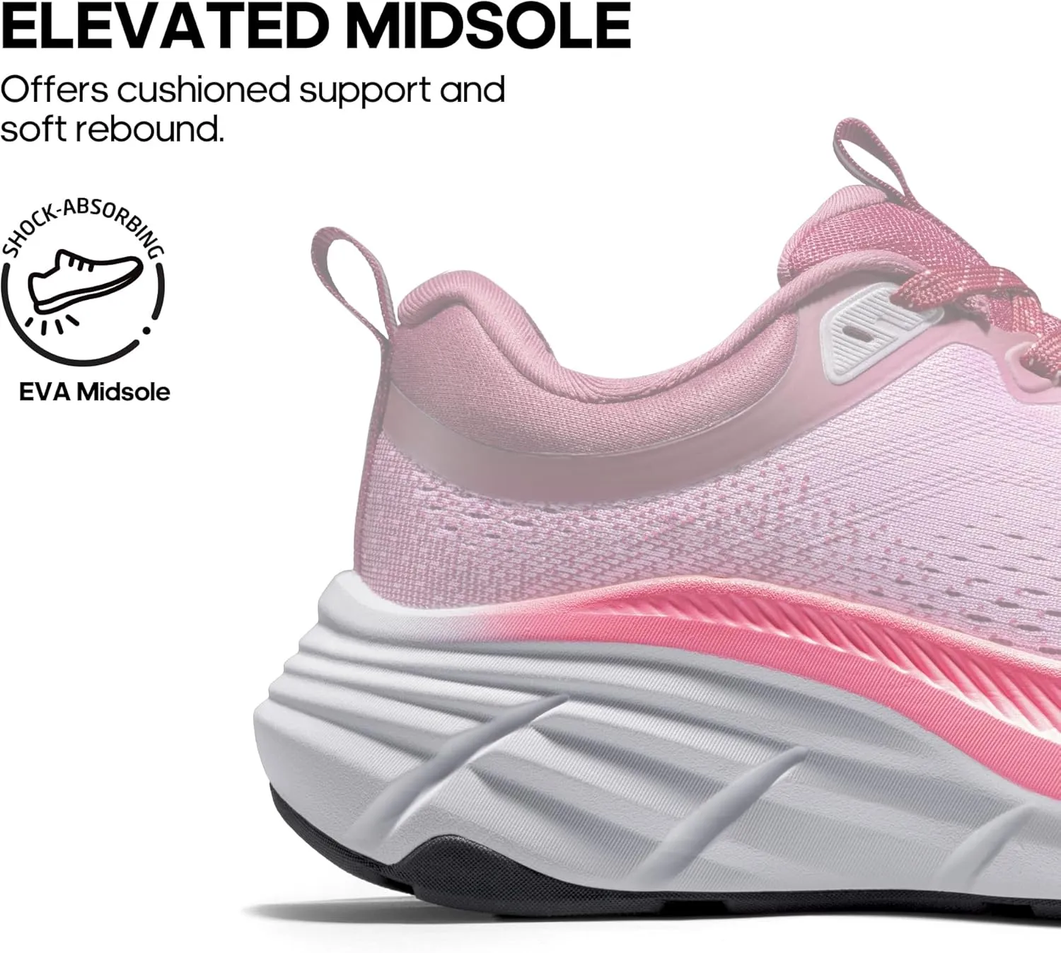 NORTIV 8 Women's Walking Shoes Cushion Comfortable ActiveBreeze Running Tennis Shoes Non-Slip Workout Gym Sports Athletic Breathable Fashion Sneakers