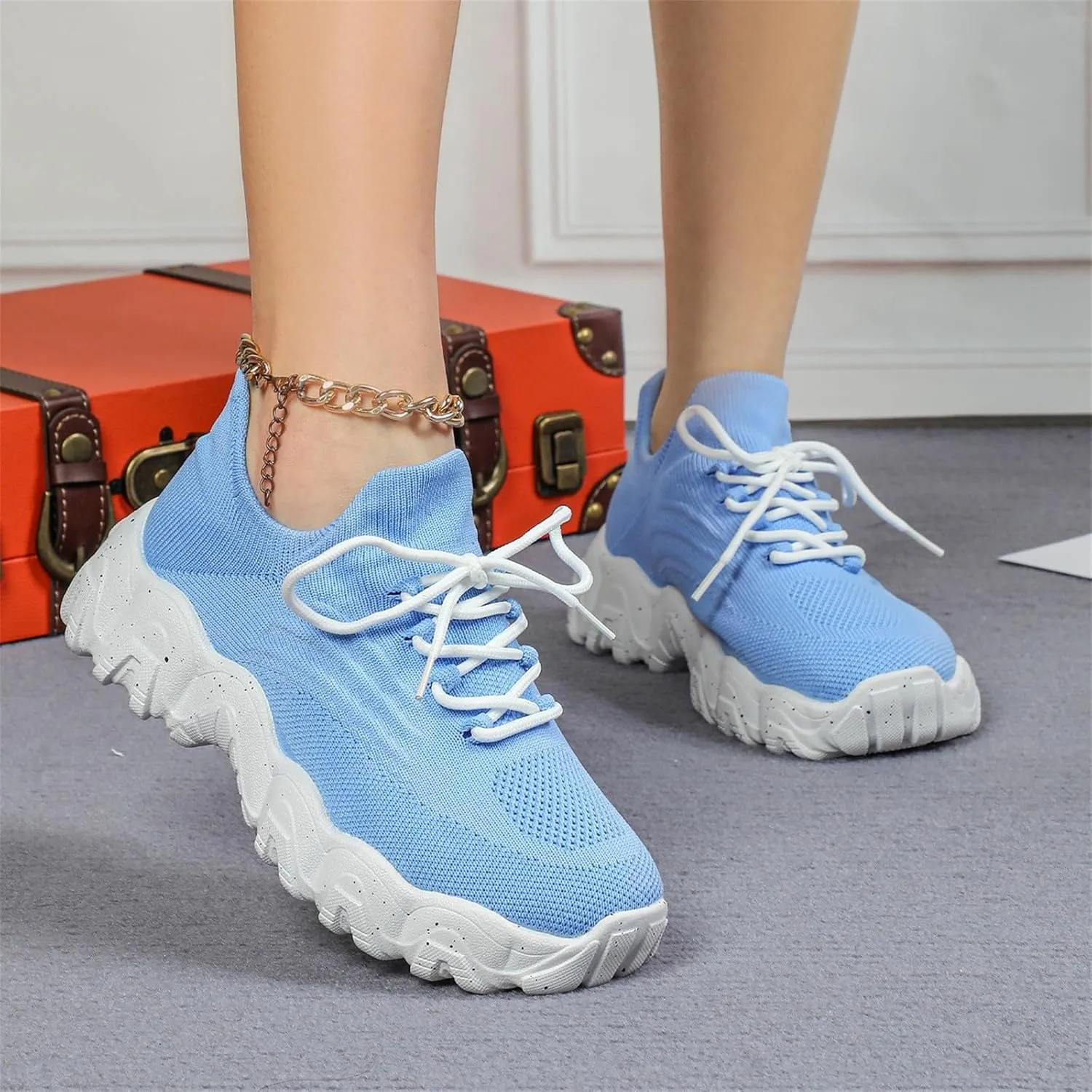 Nurse Babe Shoes,Ortho Comfort Shoes Women,Ortho Pro Classic Sneaker,Women's Mesh Orthopedic Running Walking Sneakers Lightweight Breathable Lace Up Tennis Sneakers