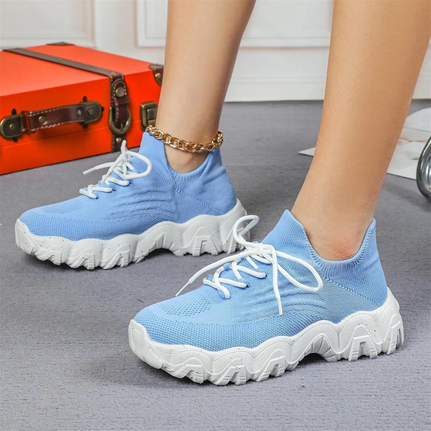 Nurse Babe Shoes,Ortho Comfort Shoes Women,Ortho Pro Classic Sneaker,Women's Mesh Orthopedic Running Walking Sneakers Lightweight Breathable Lace Up Tennis Sneakers