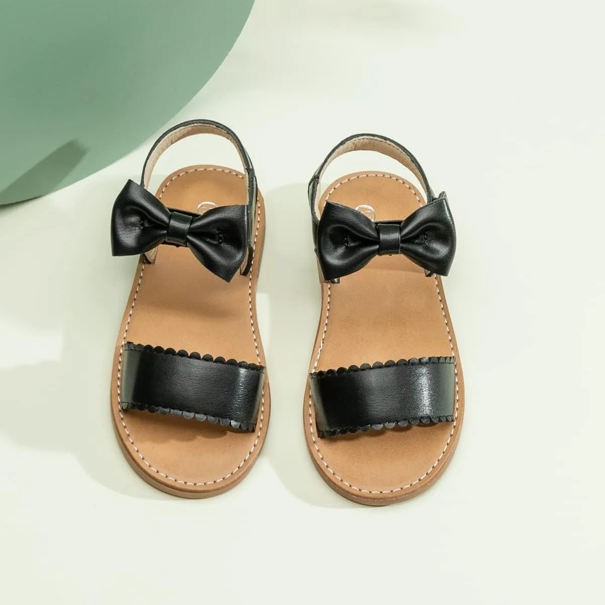 ohsofy Girls Sandals Closed Toe Flower Summer Outdoor Beach Dress Shoes (Toddler/Little Kid)
