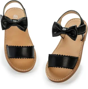 ohsofy Girls Sandals Closed Toe Flower Summer Outdoor Beach Dress Shoes (Toddler/Little Kid)