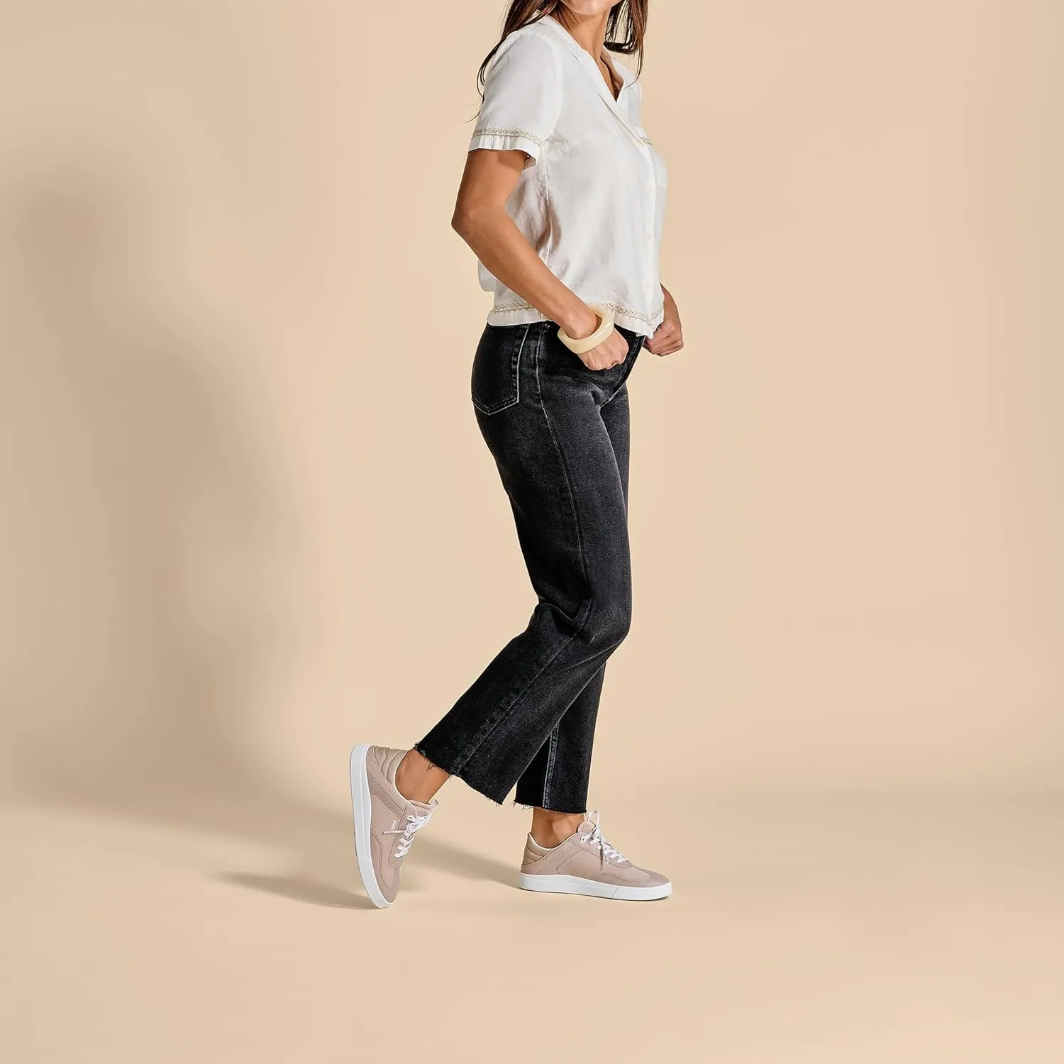 OLUKAI Ha'upu Hulu Women’s Court Sneakers, Tennis Shoes for Everyday Wear, All-Day Comfort & Supportive Shoe
