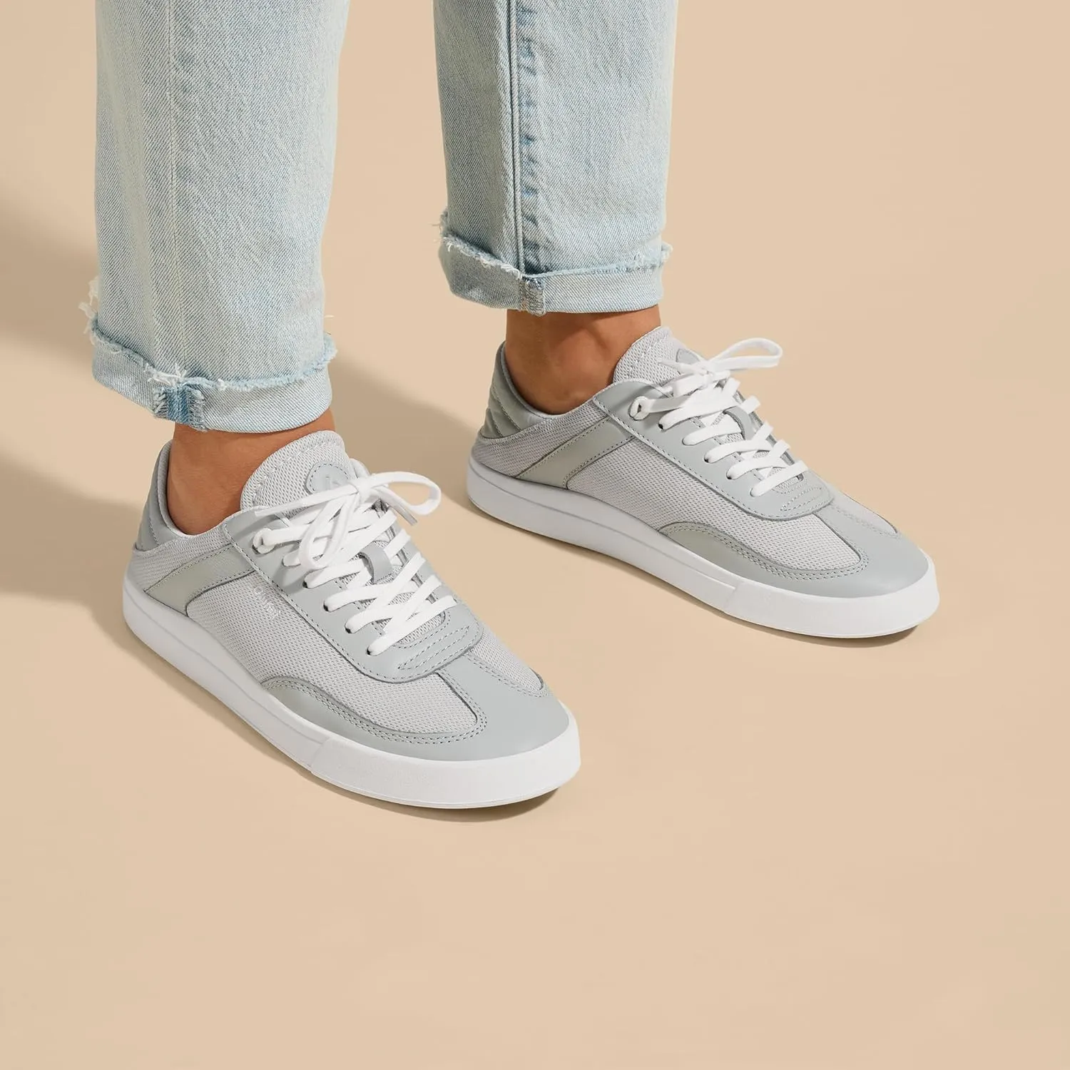 OLUKAI Ha'upu Hulu Women’s Court Sneakers, Tennis Shoes for Everyday Wear, All-Day Comfort & Supportive Shoe