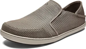 OLUKAI Nohea Mesh Men's Slip On Sneakers, Lightweight & Breathable Shoes for Everyday Wear, All-Weather & Enhanced Traction
