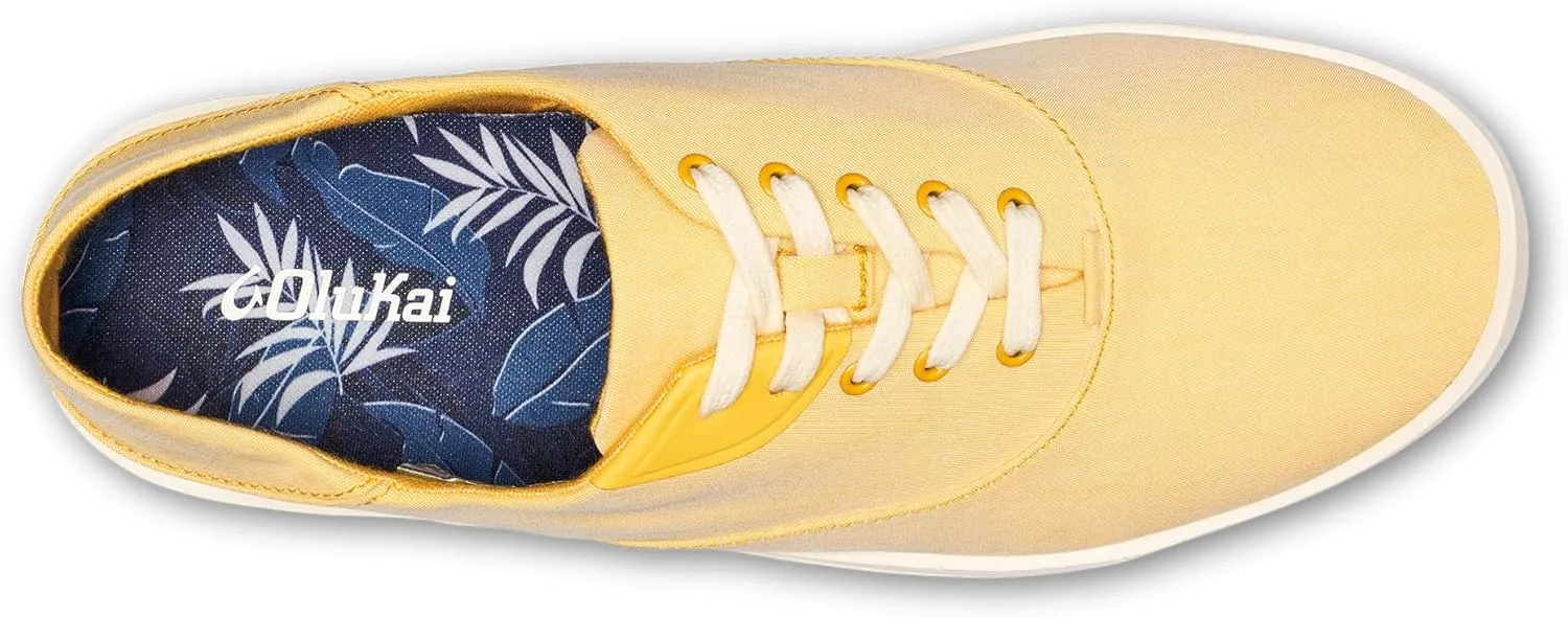 OLUKAI Tradewind Men's Everyday Sneaker, Lightweight Canvas & Classic Lace-Up Design, All-Day Comfort & Support