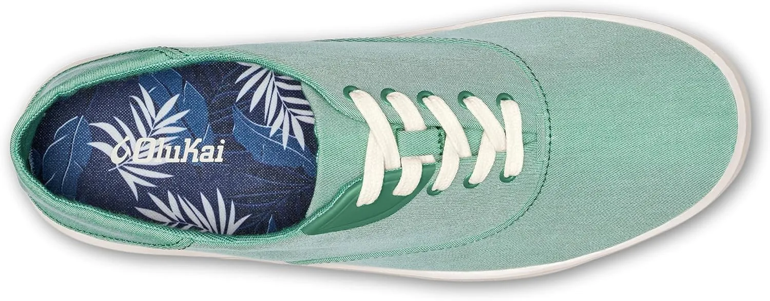 OLUKAI Tradewind Men's Everyday Sneaker, Lightweight Canvas & Classic Lace-Up Design, All-Day Comfort & Support