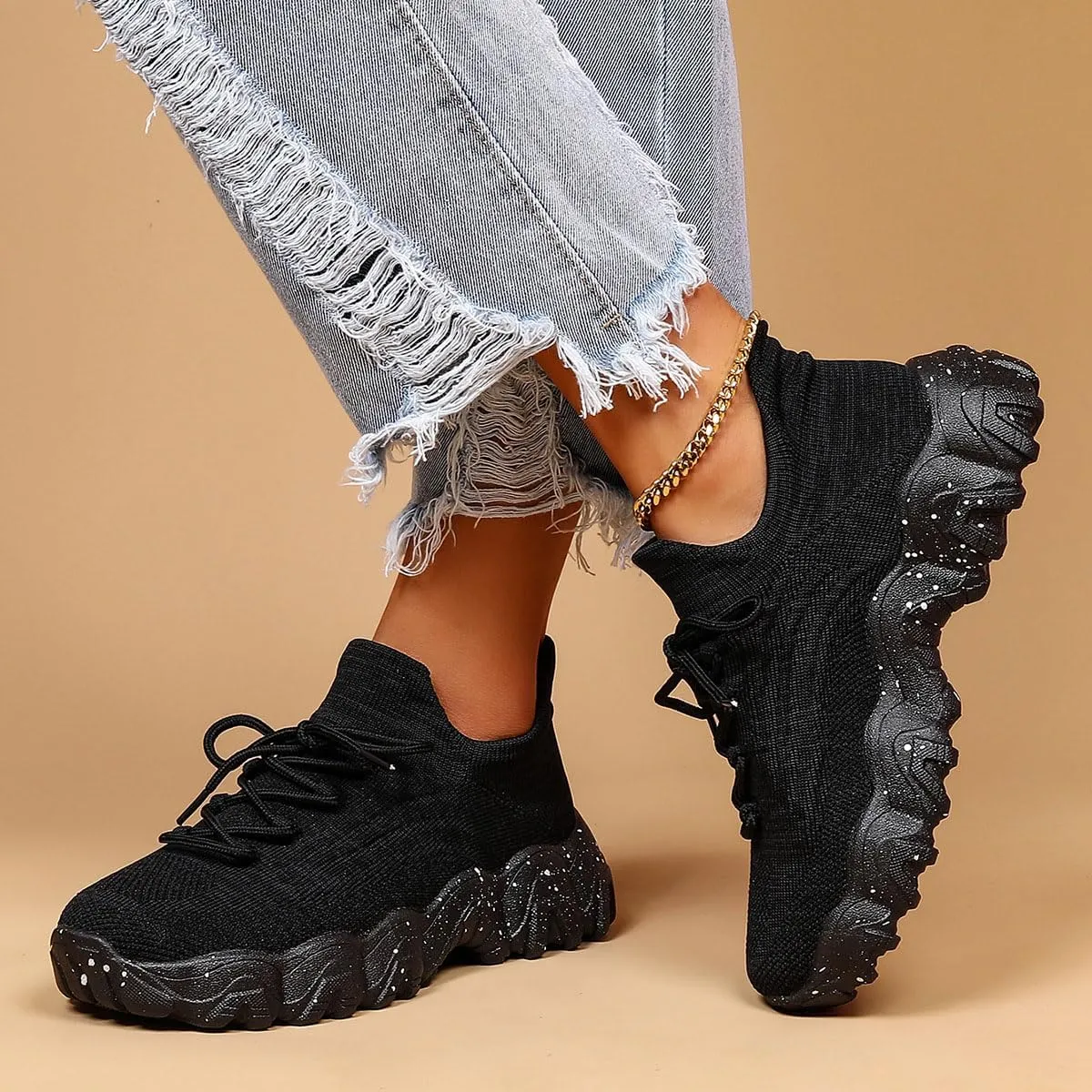 Ortho Cloud Women's Shoes, Izarna Simplysnug Womens Mesh Breathable Non-Slip Lightweight Casual Shoes, 2024 Summer Lace Up Low Top Slip On Sneakers
