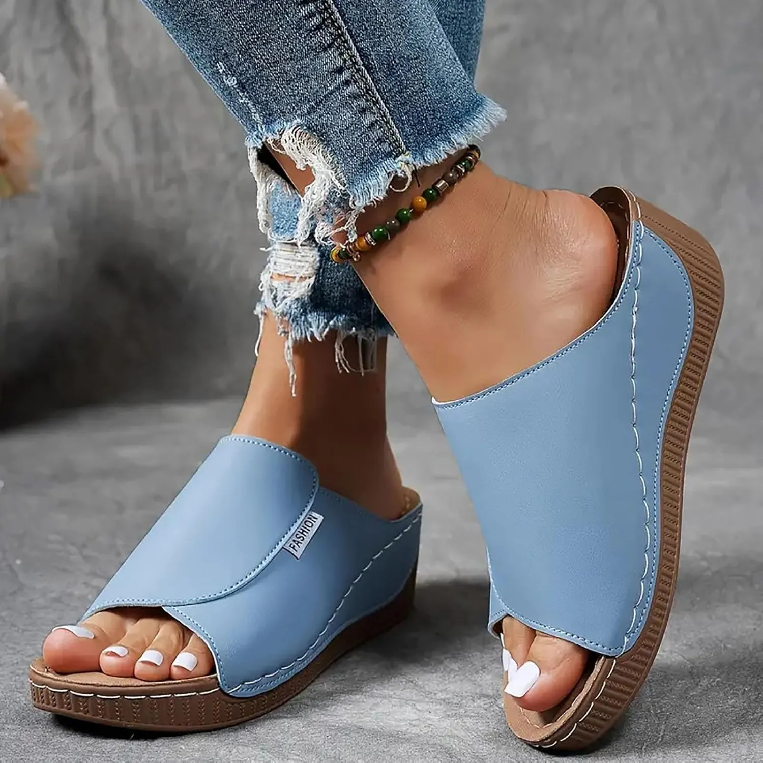 Orthopedic Sandals for Women Damping Sole Upgradation Stretch Lightweight Sandal Orthopedic Arch Support Summer Shoes