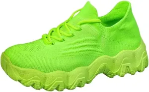 Orthopedic Sneakers for Women Breathable Mesh Nurse Babe Shoes Lightweight Low-Cut Knitted Socks Shoe Summer Non Slip Lace-Up Work Jogging Sneaker with Arch Support Soft Comfy Cushion