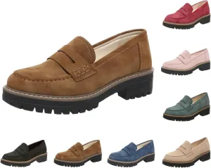 Orthoture-Orthopedic Platform Loafers Comfort Lightweight Shoes Womens Round Toe Walking Shoes Slip on Casual Shoes