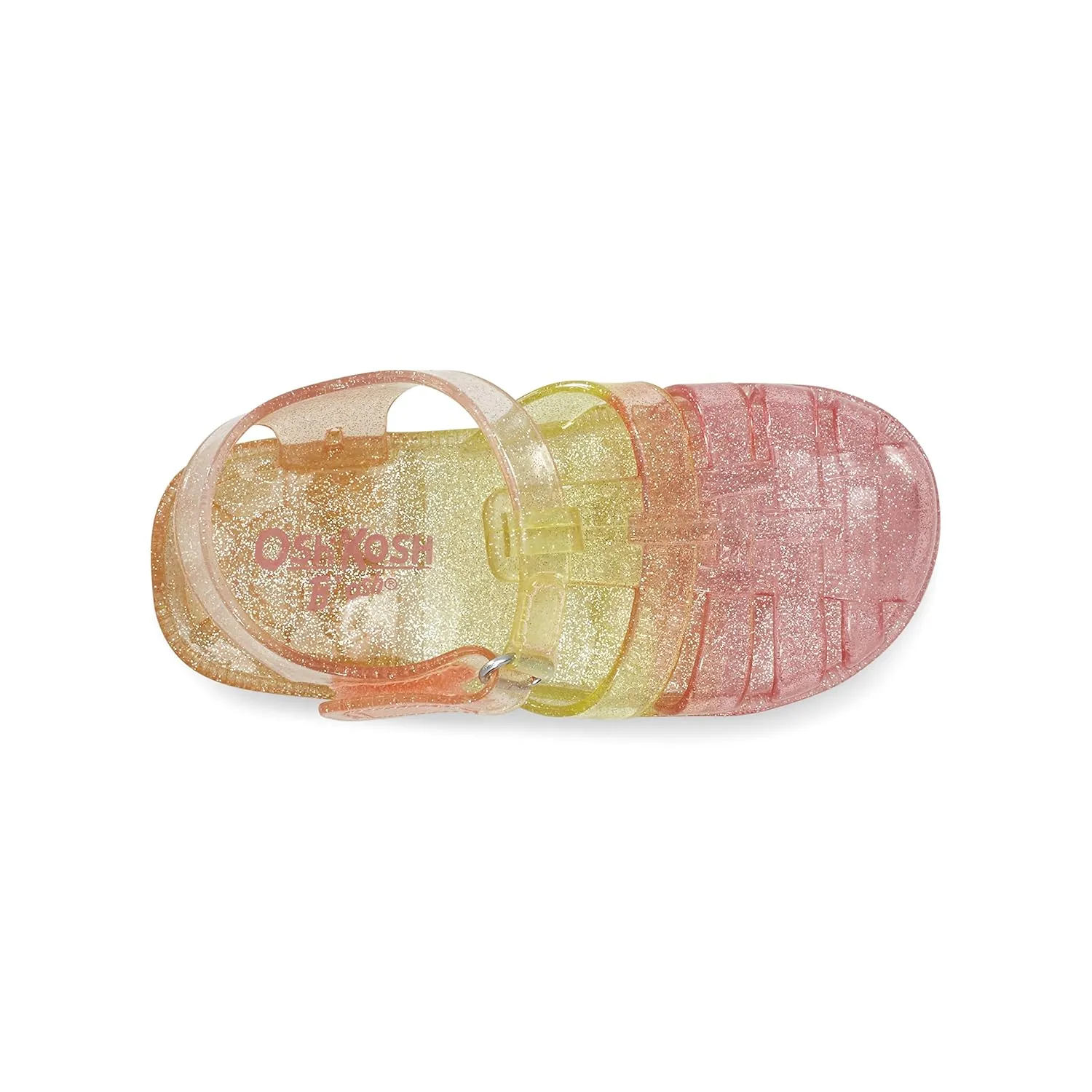 OshKosh B'Gosh Girls Marie Sandal, Pink/Coral, 11 Little Kid