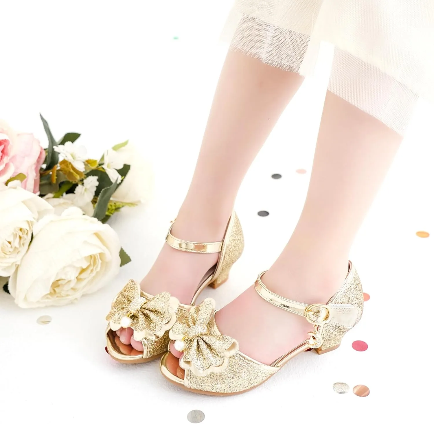 Osinnme Toddler Little Big Kid Girls Wedding Sandals