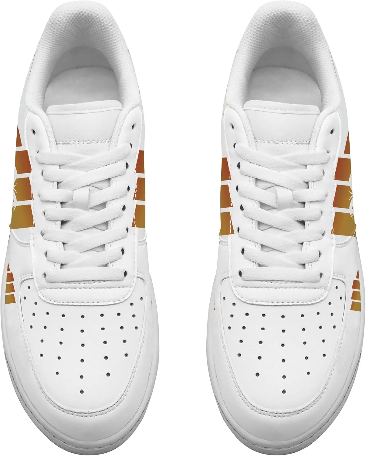 Personalized Custom Name Low-Top Sneakers Fashion Funny Colorful Tropical Palm Tree Designs – Classic Breathable Non-Slip Casual Running Shoes for Men and Women