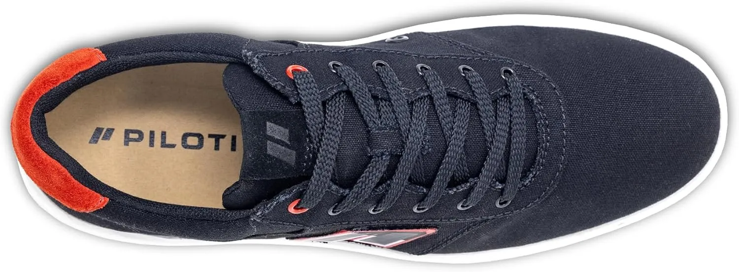 Piloti Driving Shoes for Men, Cruise Canvas Everyday Sneakers for Men