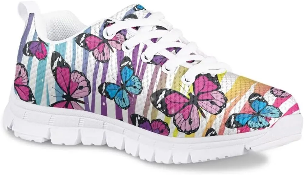 Pink Girls Sneakers Kids Lightweight Breathable School Athletic Running Walking Shoes