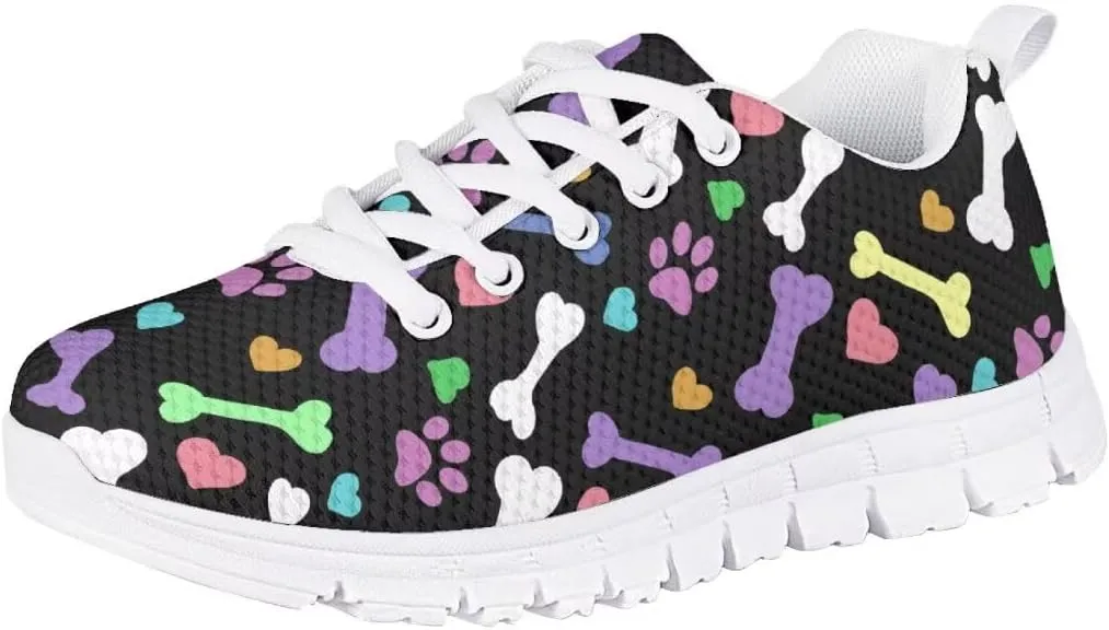 Pink Girls Sneakers Kids Lightweight Breathable School Athletic Running Walking Shoes