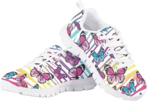 Pink Girls Sneakers Kids Lightweight Breathable School Athletic Running Walking Shoes