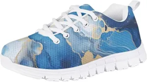 Pinupub Boys Girls Sneakers Cute Graphic Print Sports Tennis Shoes Casual Lace Up Sneakers