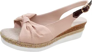 Platform Sandals Women Wedge Braided Platform Adjustable Ankle Band Breathable Beach Shoes Slip-Resistant Tread 2025 Spring and Summer Vacation