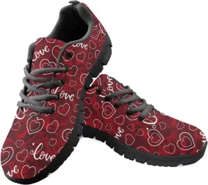 POLERO Lightweight Sneakers Shoes for Women Casual Breathable Mesh Running Training Shoes Ladies Simple Colorful Pandas