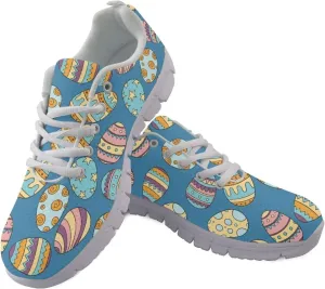 POLERO Lightweight Sneakers Shoes for Women Casual Breathable Mesh Running Training Shoes Ladies Simple Colorful Pandas