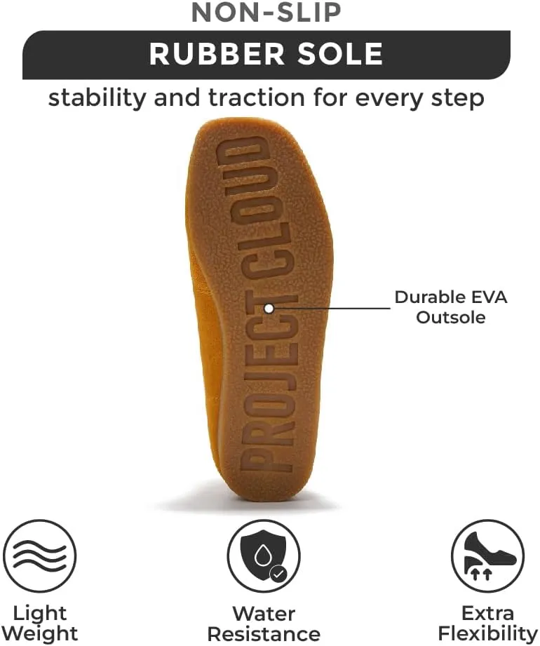 Project Cloud Ankle Boots for Women - 100% Genuine Suede Womens Shoes - Memory Foam Insole Chukka Boots - Water Resistant Fashion Shoes for Women 2025 (Wally Boot)