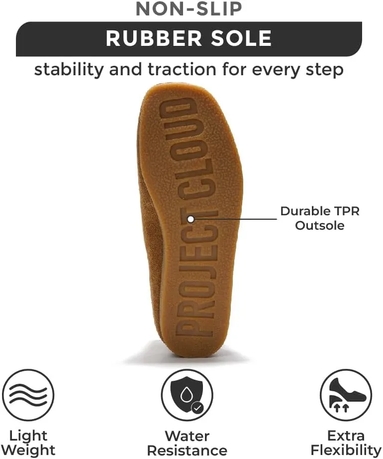 Project Cloud Ankle Boots for Women - 100% Genuine Suede Womens Shoes - Memory Foam Insole Chukka Boots - Water Resistant Fashion Shoes for Women 2025 (Wally Boot)