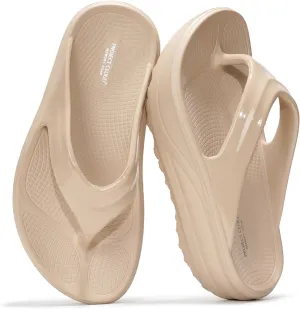 Project Cloud Flip Flops for Women Footwear - Memory Foam and Lightweight Platform Sandals Women Beach Vacation Essentials - Non Slip Durable and Soft Slippers (Abra)