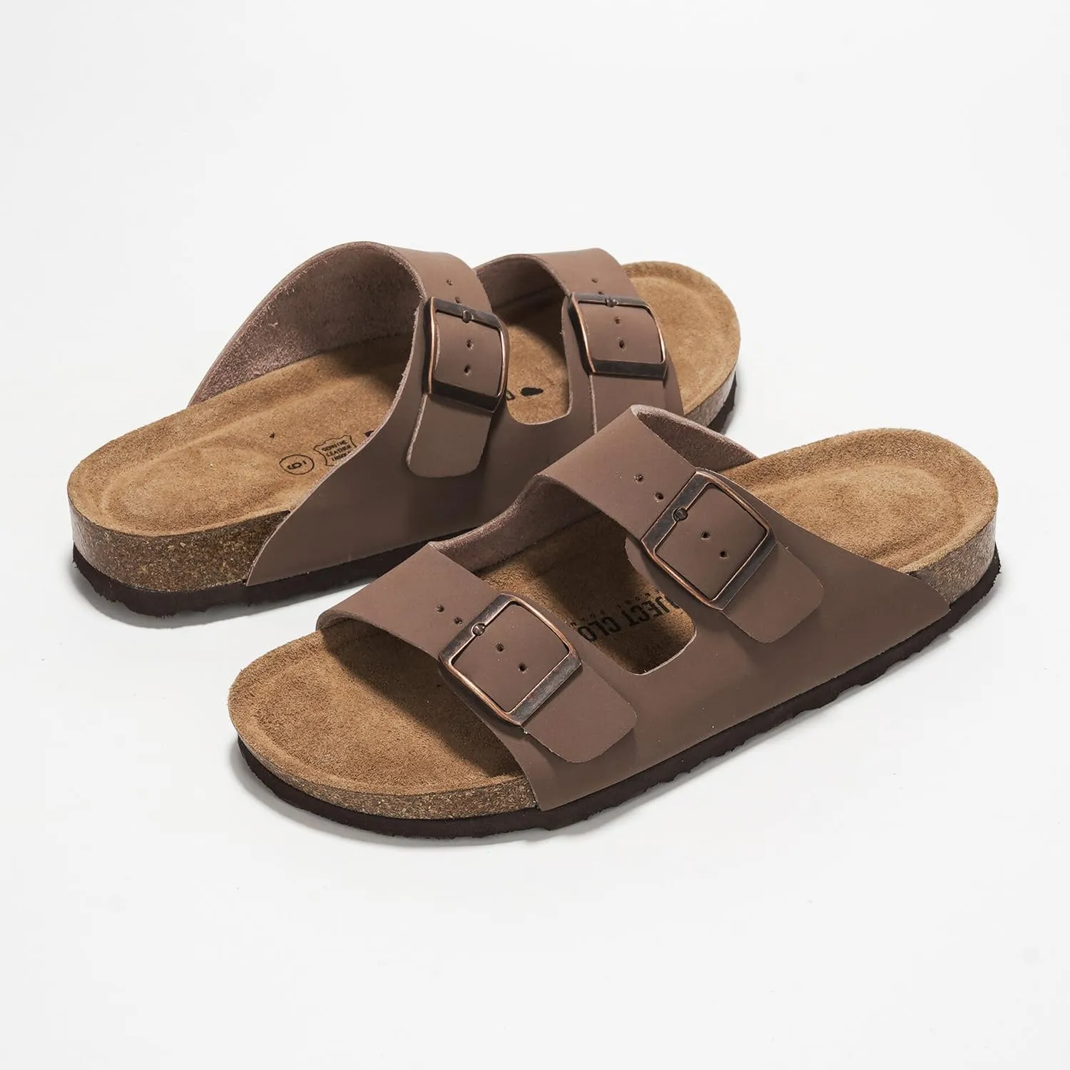 Project Cloud Genuine Leather Flat Sandals Beach Essentials Womens Sandals Memory Foam Vacation Essentials Slides for Women Footwear (Venita)