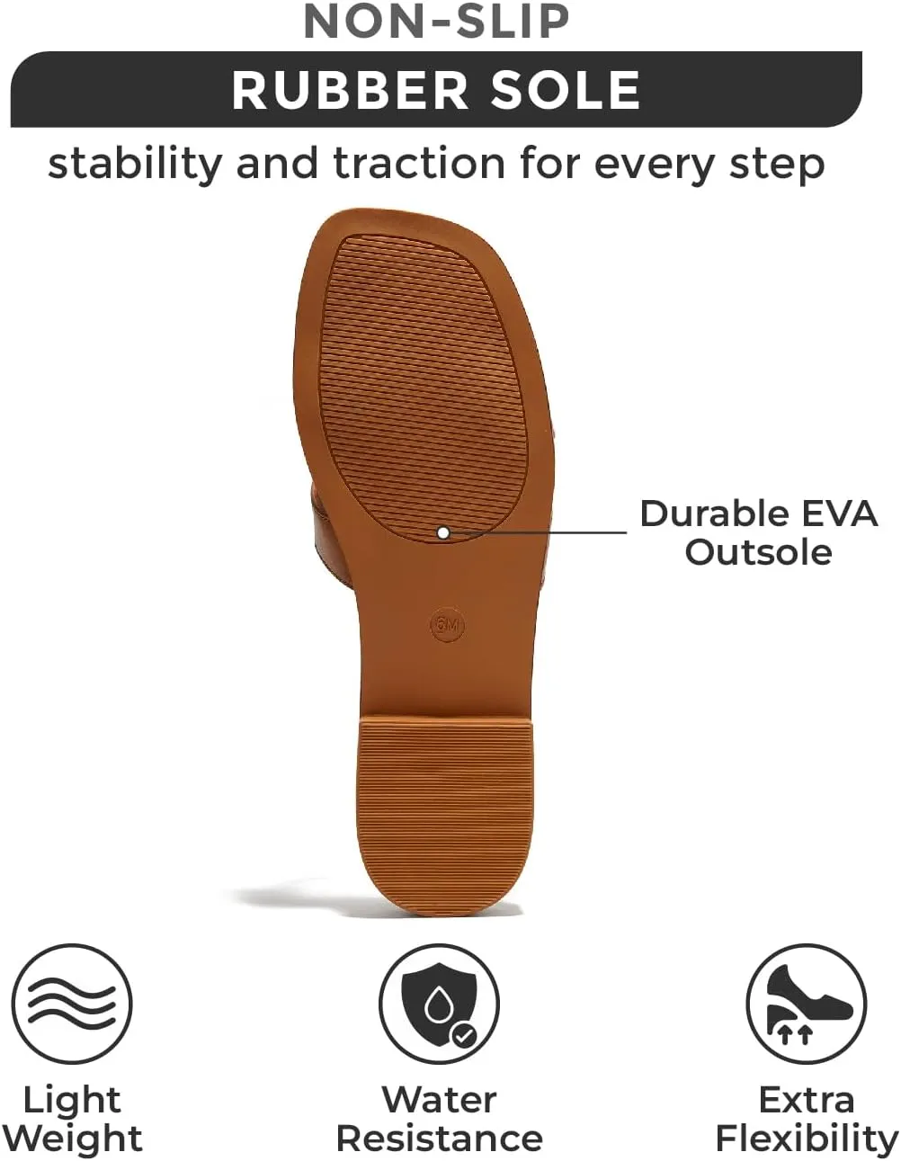 Project Cloud Genuine Leather Summer Sandals for Women 2025 - Fashion Flat Womens Sandals with Memory Foam Insole Slides Sandals Women Footwear - Mules Women's Sandals (Jannel)