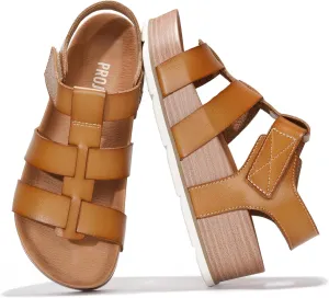 Project Cloud Platform Sandals Women - Comfortable Memory Foam Insole Ladies Wedges - Non Slip & Lightweight Strap Wedge Sandals for Women 2025 (Phased)