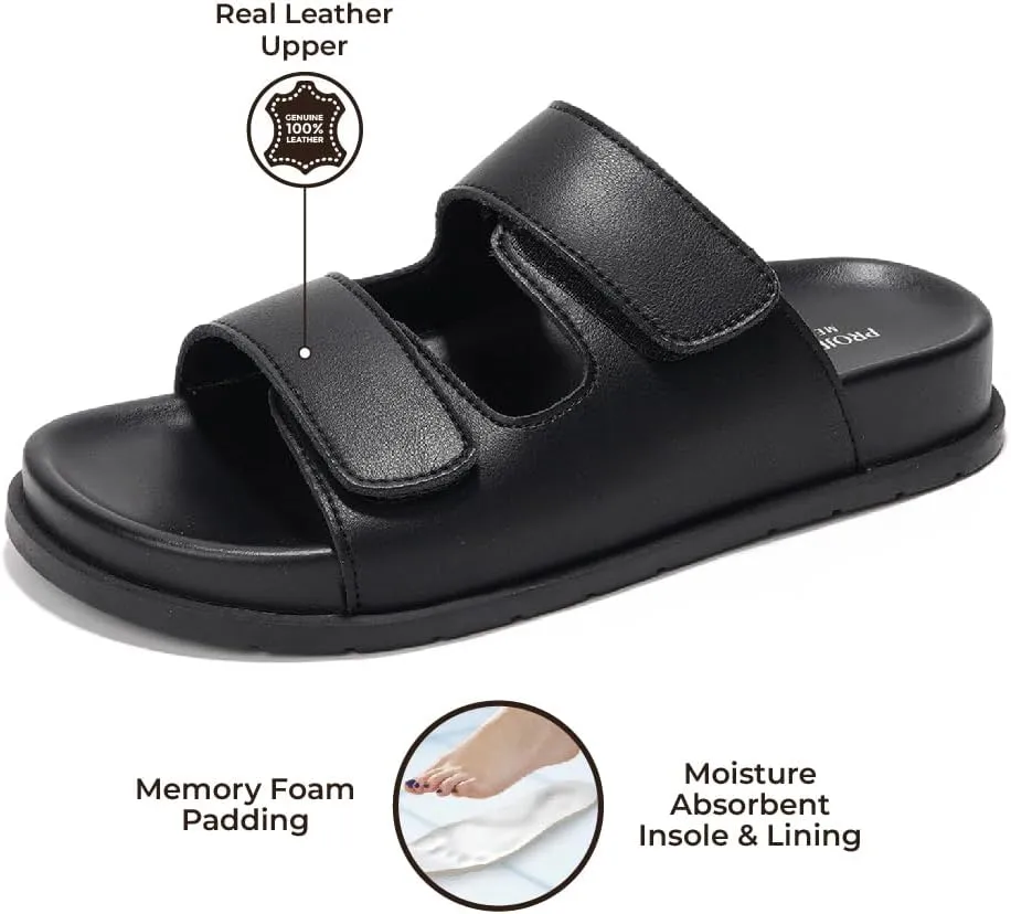 Project Cloud Platform Sandals Women Footwear - Comfortable Summer Slides Memory foam Insole with Adjustable Straps - Casual Wear Womens Sandals (Sharl)