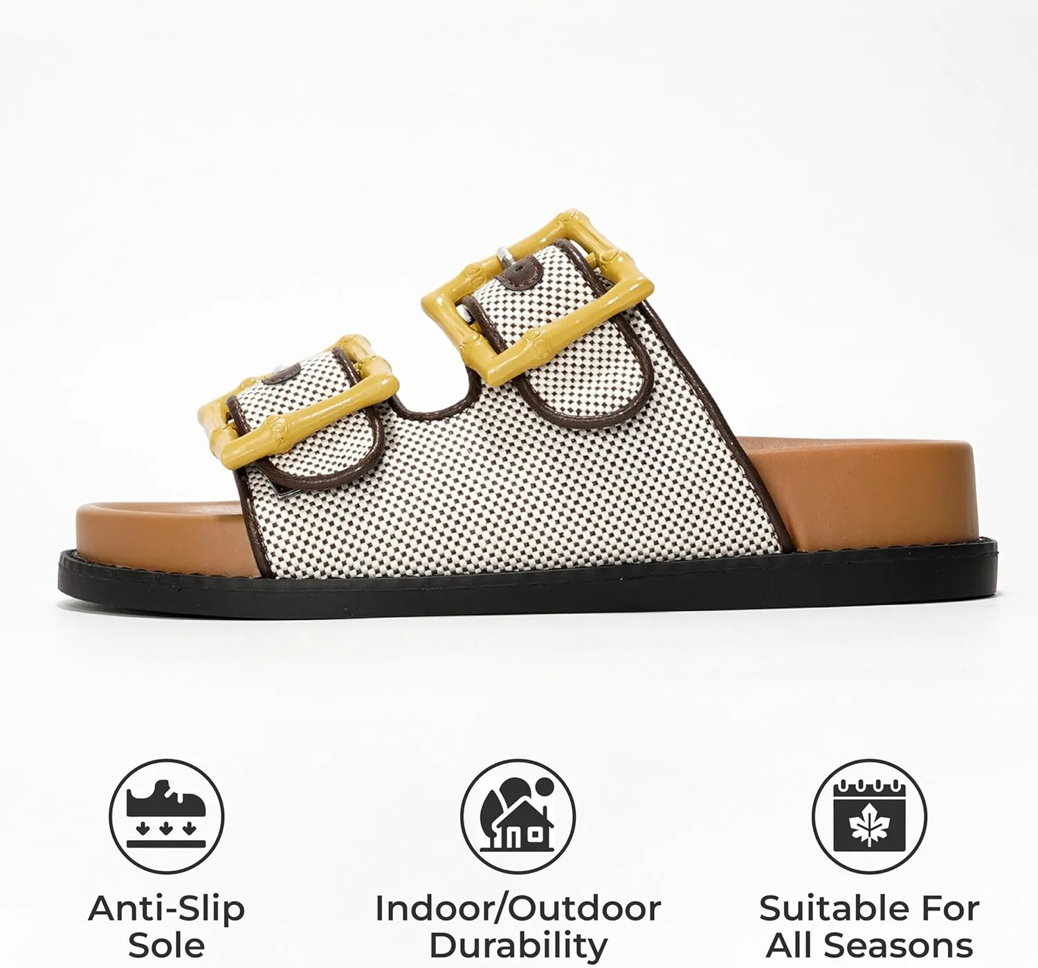 Project Cloud Platform Sandals Women Footwear - Comfortable Summer Slides Memory foam Insole with Adjustable Straps - Casual Wear Womens Sandals