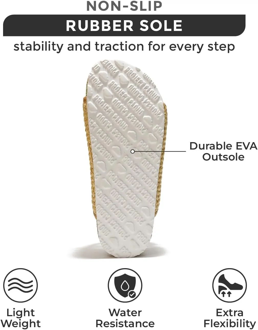 Project Cloud Platform Sandals Women Footwear - Genuine Leather and Durable EVA Sole for Non-Slip and Comfortable Platform - Fashion Summer Sandals for Women 2025 (Oliy)