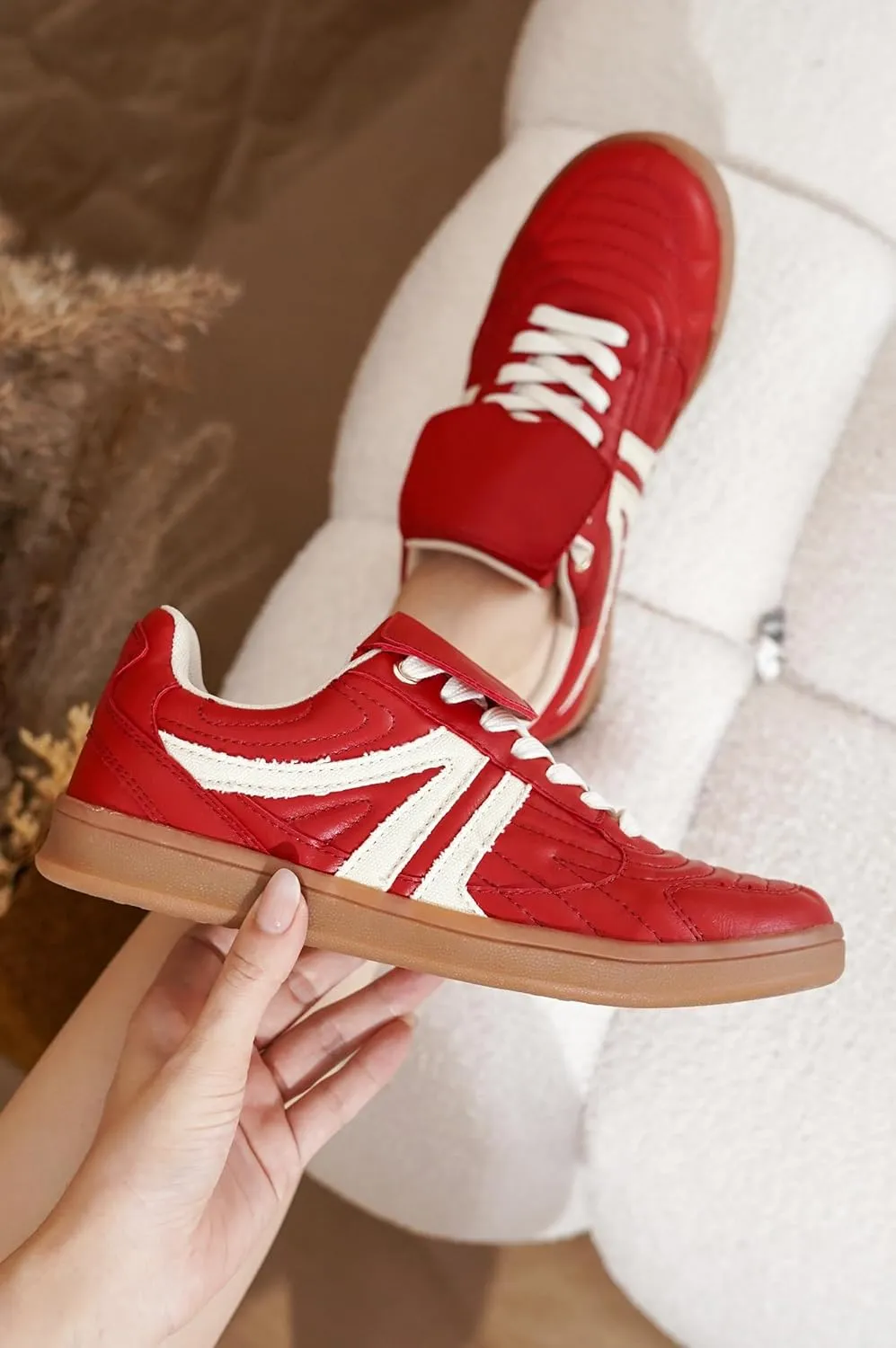 Project Cloud Womens Sneakers - Memory Foam Casual Shoes for Women Footwear Lace Up Women's Fashion Sneakers - Non-Slip Comfortable Trendy Shoes Womens (Madrid)