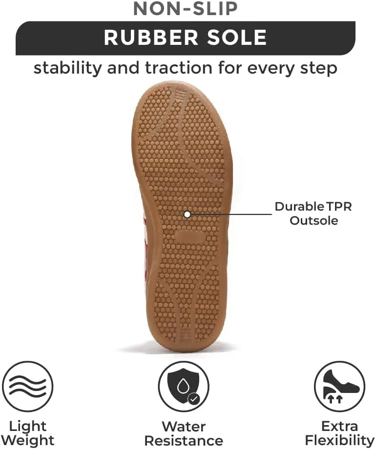 Project Cloud Womens Sneakers - Memory Foam Casual Shoes for Women Footwear Lace Up Women's Fashion Sneakers - Non-Slip Comfortable Trendy Shoes Womens (Madrid)