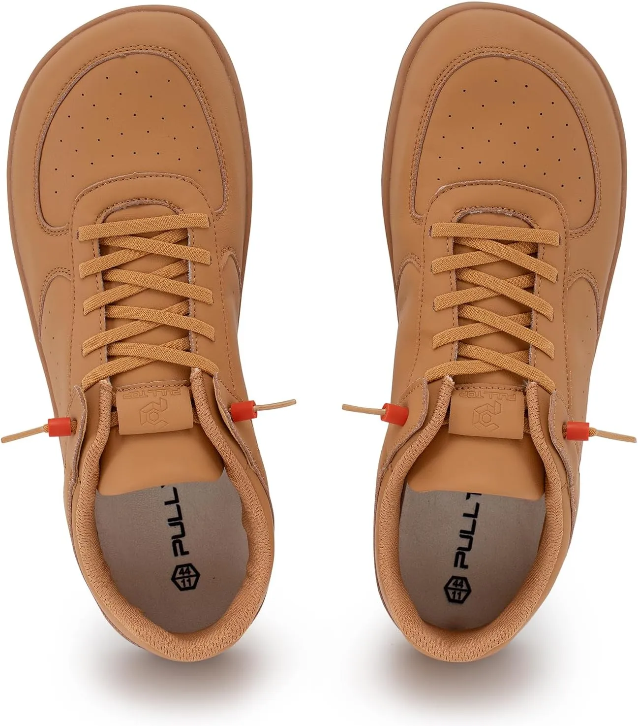 Pulltop Barefoot Wide Toe Box Shoes for Men - Minimalist Barefoot Dress Shoes Sneakers Zero Drop Slip on Walking Non Slip Shoes for Men