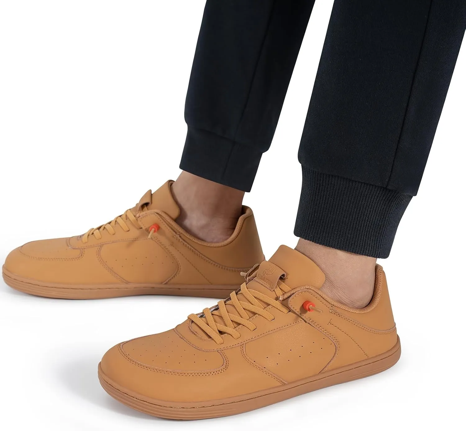 Pulltop Barefoot Wide Toe Box Shoes for Men - Minimalist Barefoot Dress Shoes Sneakers Zero Drop Slip on Walking Non Slip Shoes for Men