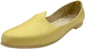 Punjabi Jutti for Men Gold Mojari Shoes Sherwani Jooti Wedding for Groom Handmade Loafers Ethnic Mules