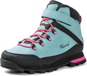 R CORD Kids Hiking Boots Waterproof Girls Boys Hiking Shoes Anti-Skid Athletic Hook and Loop Closure