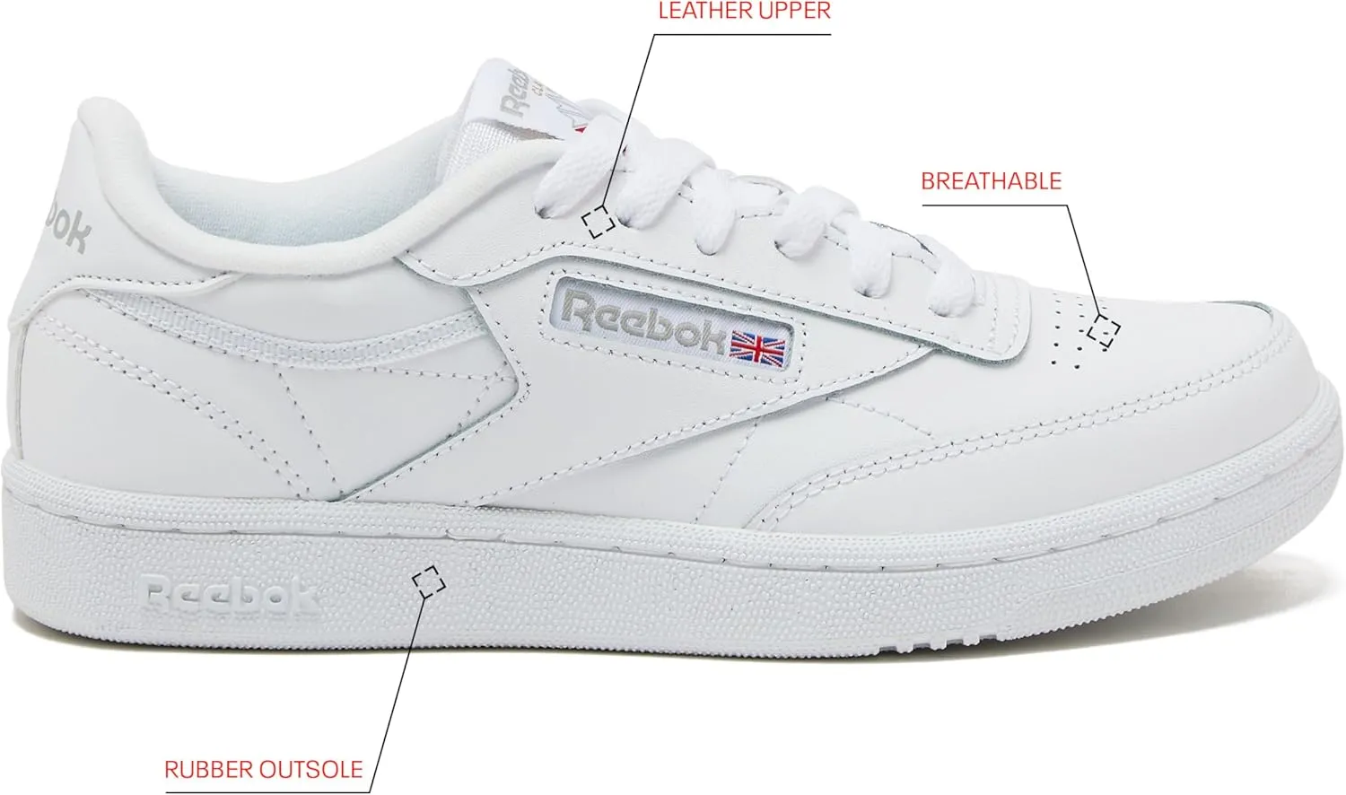 Reebok Boy's Club C Sneaker